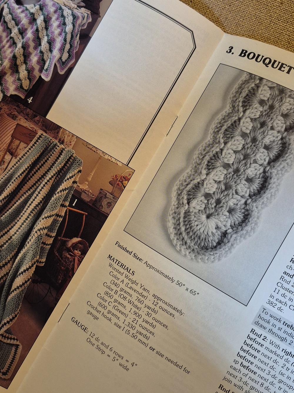 Vintage 1990's Lot Of 4 Mile-A-Minute Crochet Pattern Booklets - Picture 10 of 14